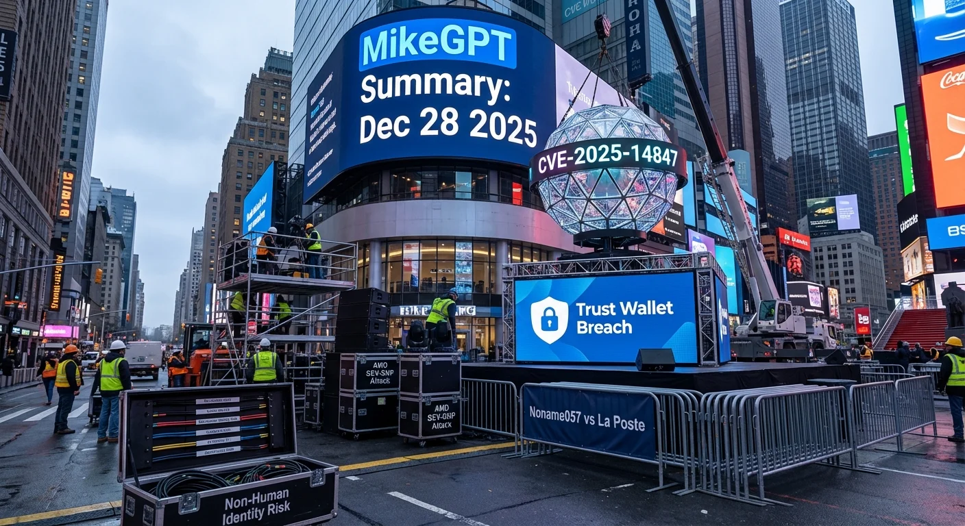 Threat landscape infographic