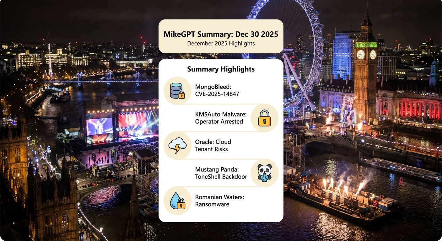Threat landscape infographic
