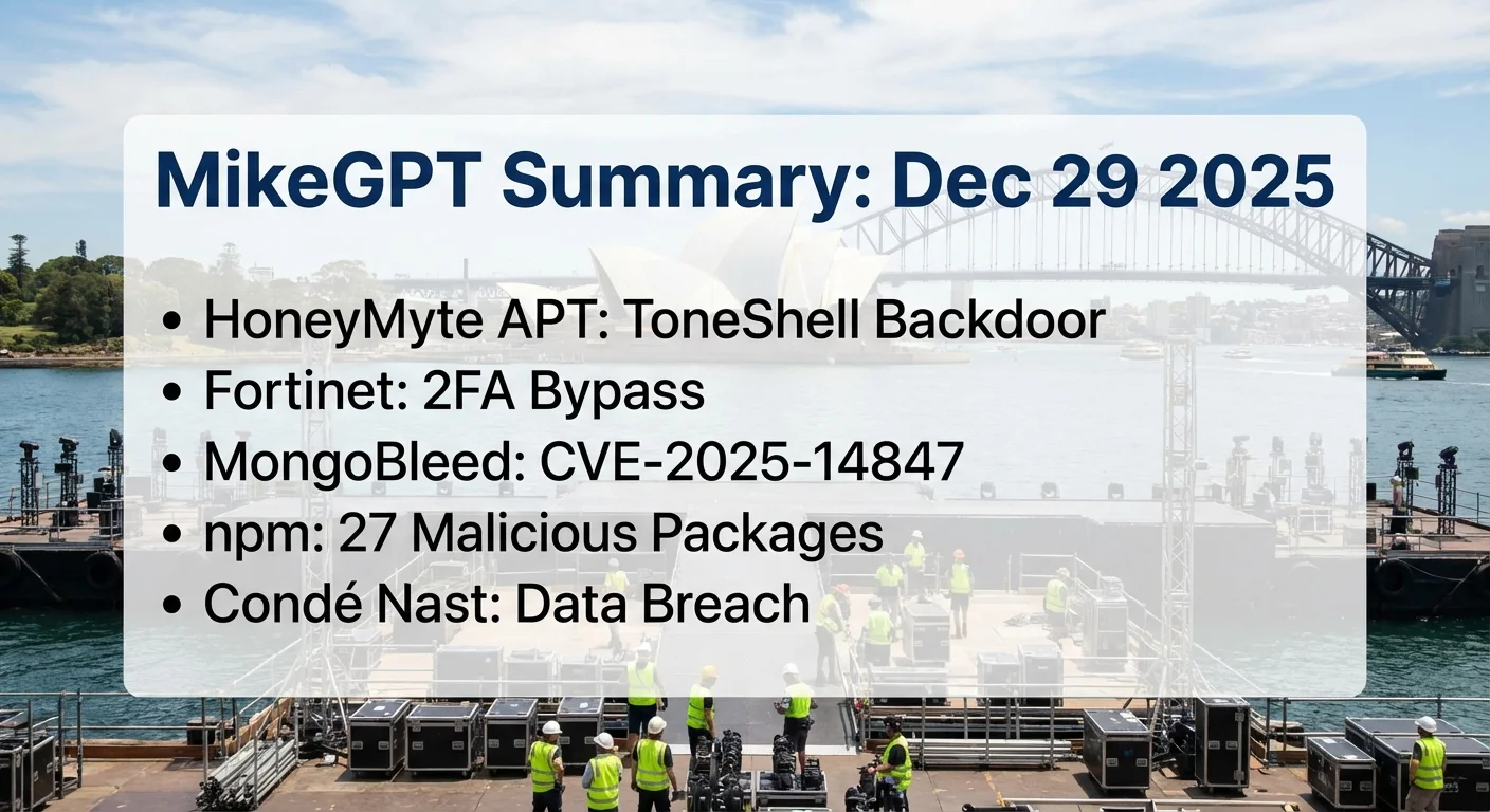 Threat landscape infographic