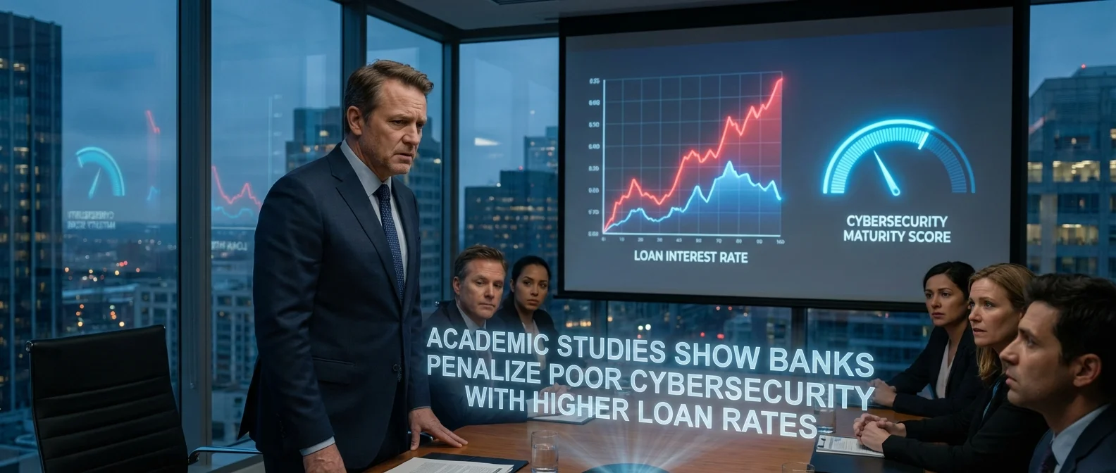 Academic Studies Show Banks Penalize Poor Cybersecurity with Higher Loan Rates