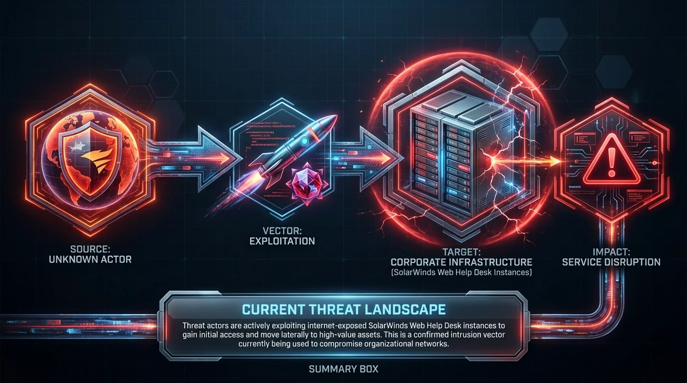 Active Exploitation of SolarWinds Web Help Desk