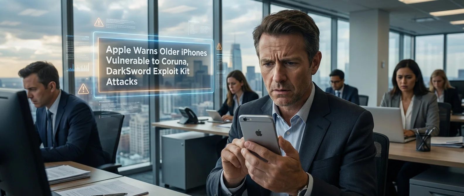 Apple Warns Older iPhones Vulnerable to Coruna, DarkSword Exploit Kit Attacks