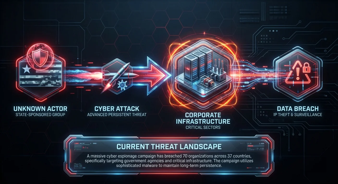 Asian Cyber Espionage Campaign Breaches 37 Countries