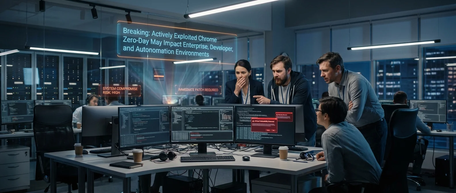 Breaking: Actively Exploited Chrome Zero-Day May Impact Enterprise, Developer, and Automation Environments