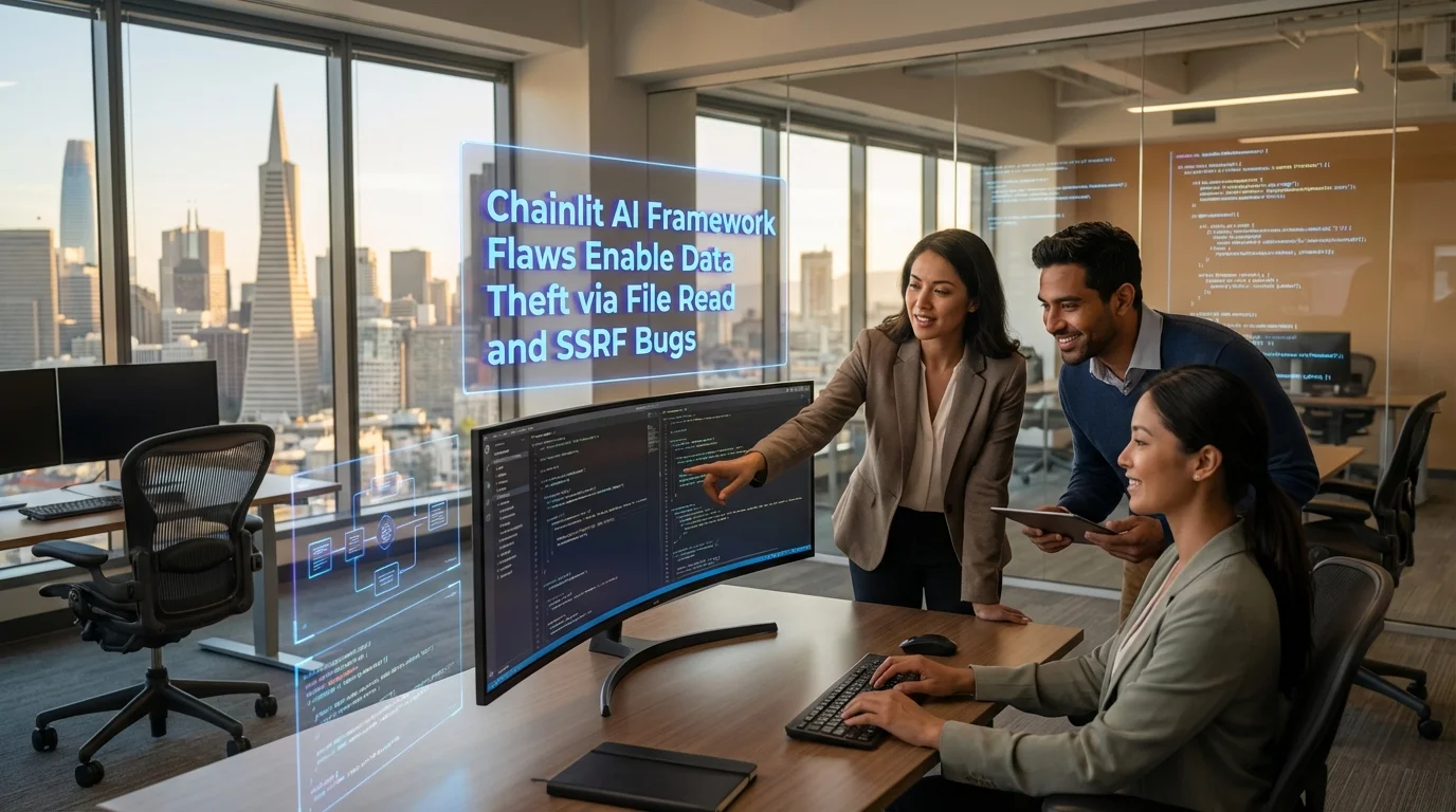 Chainlit AI Framework Flaws Enable Data Theft via File Read and SSRF Bugs