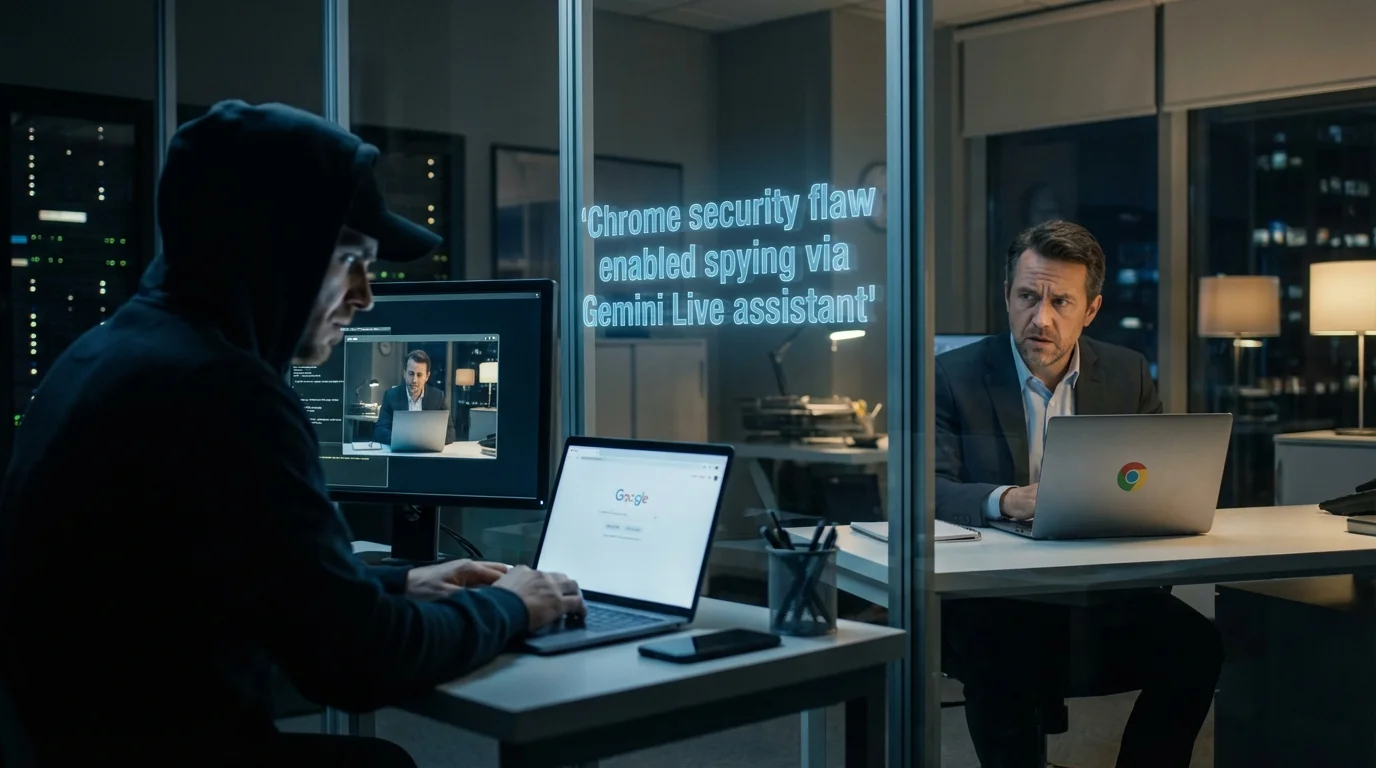 Chrome security flaw enabled spying via Gemini Live assistant