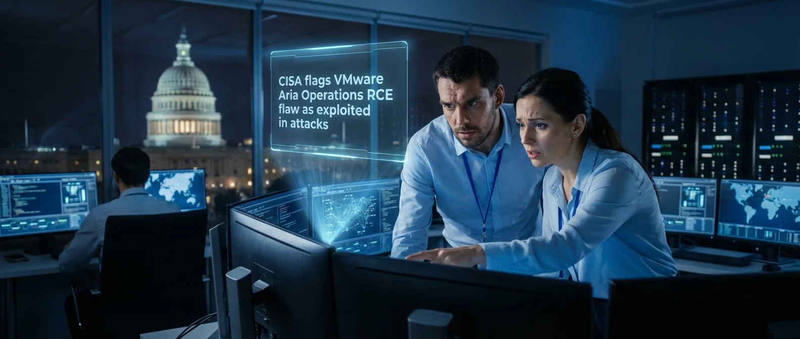 CISA flags VMware Aria Operations RCE flaw as exploited in attacks