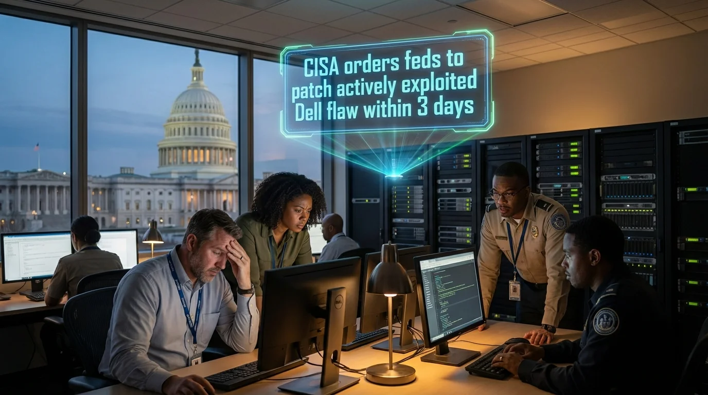 CISA orders feds to patch actively exploited Dell flaw within 3 days