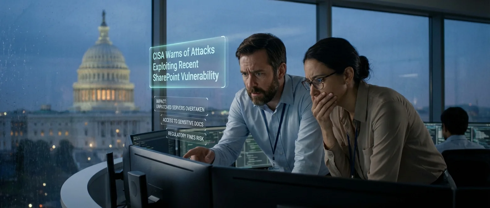 CISA Warns of Attacks Exploiting Recent SharePoint Vulnerability