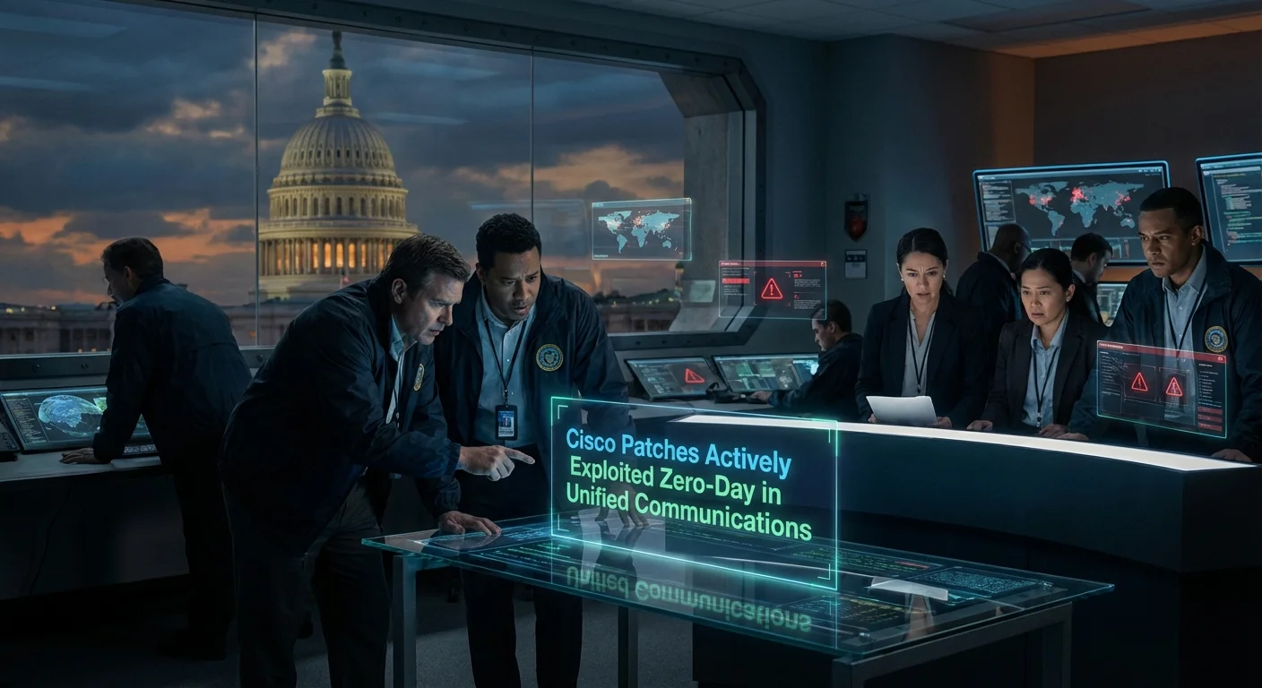 Cisco Patches Actively Exploited Zero-Day in Unified Communications