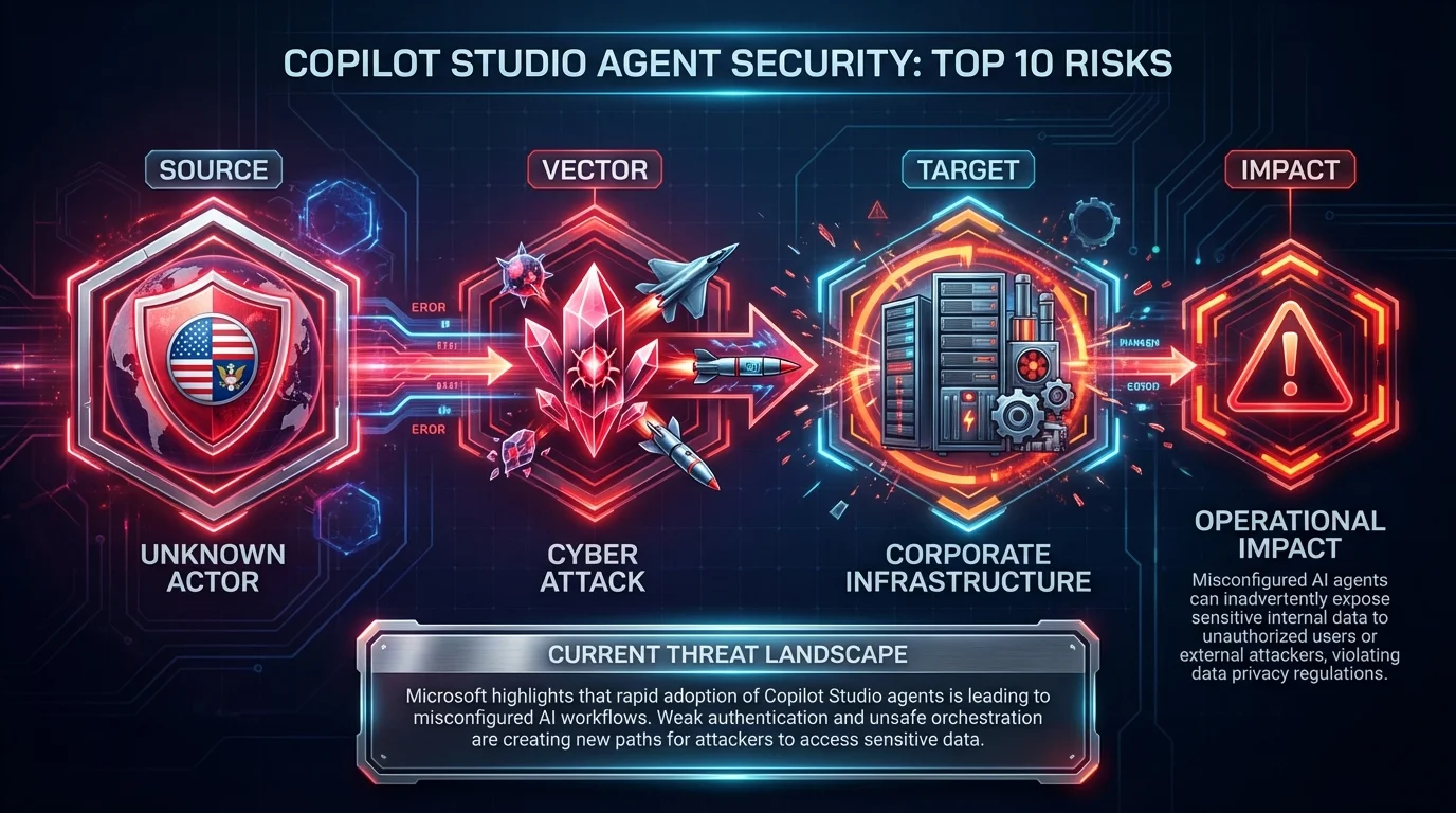 Copilot Studio Agent Security: Top 10 Risks
