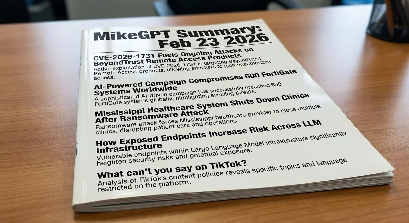 MikeGPT Daily Threat Rundown