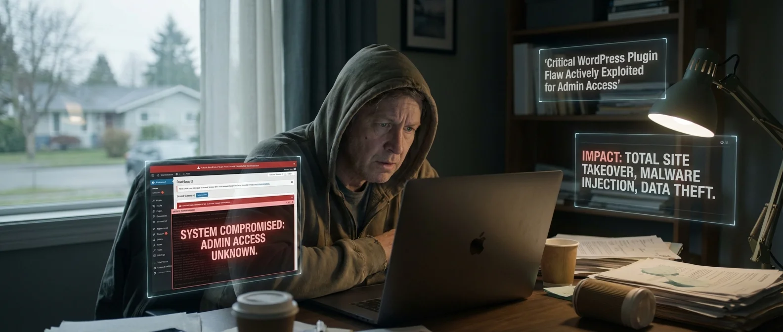 Critical WordPress Plugin Flaw Actively Exploited for Admin Access