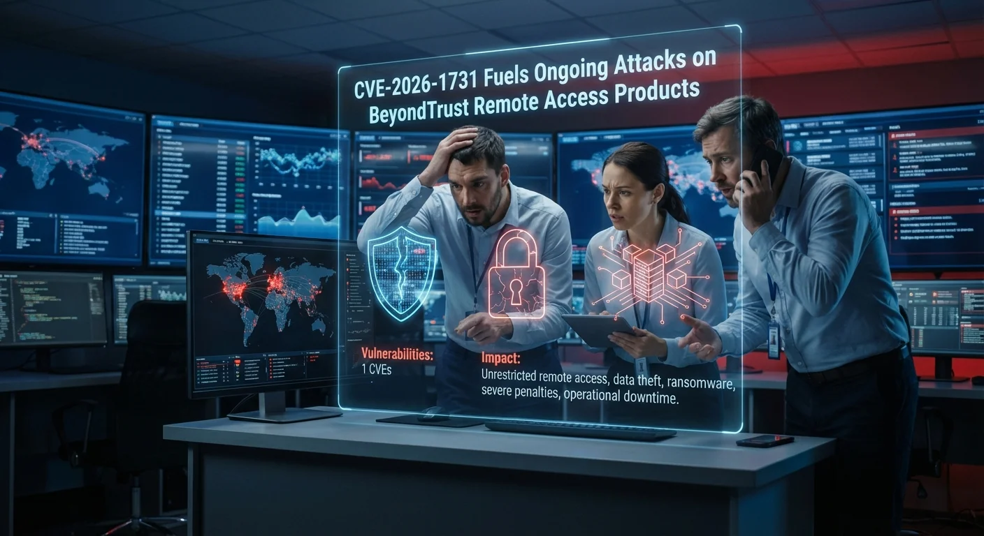 CVE-2026-1731 Fuels Ongoing Attacks on BeyondTrust Remote Access Products