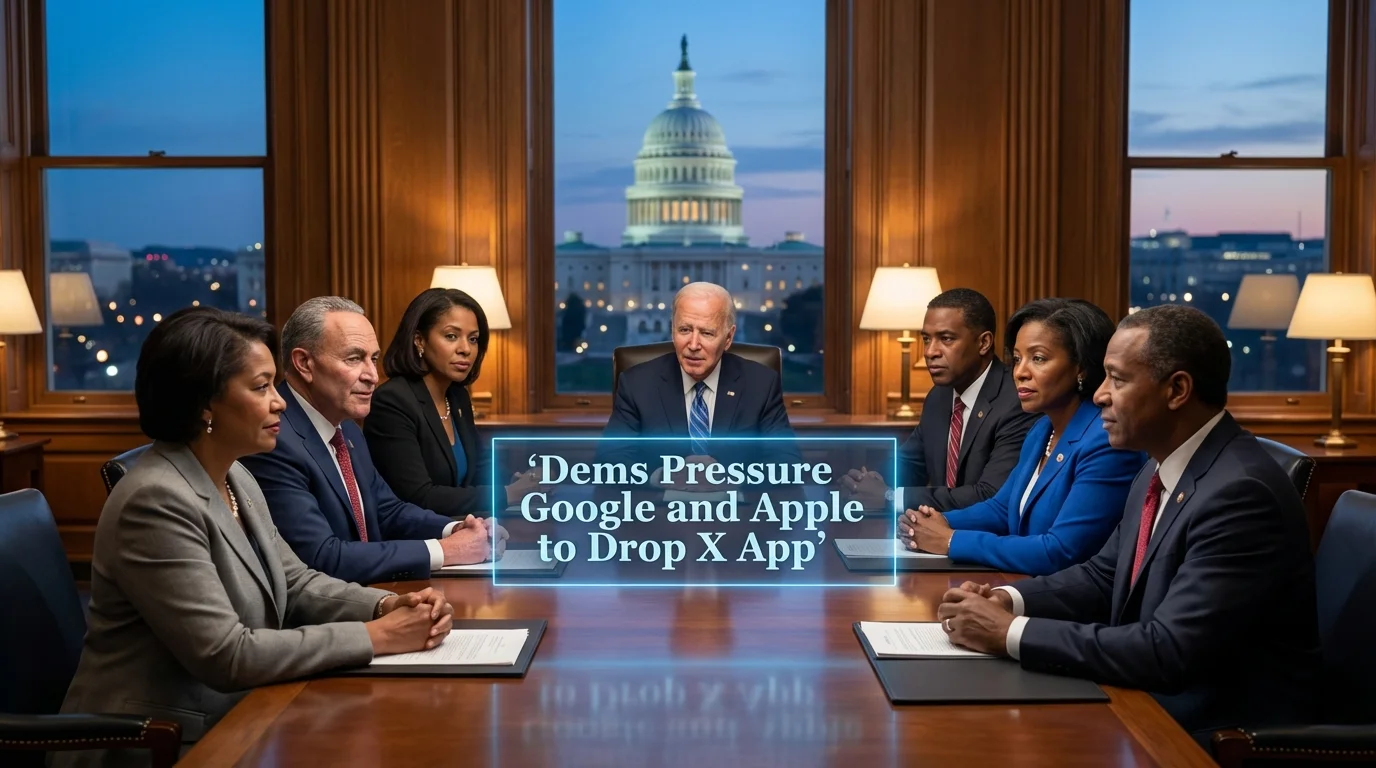 Dems Pressure Google and Apple to Drop X App