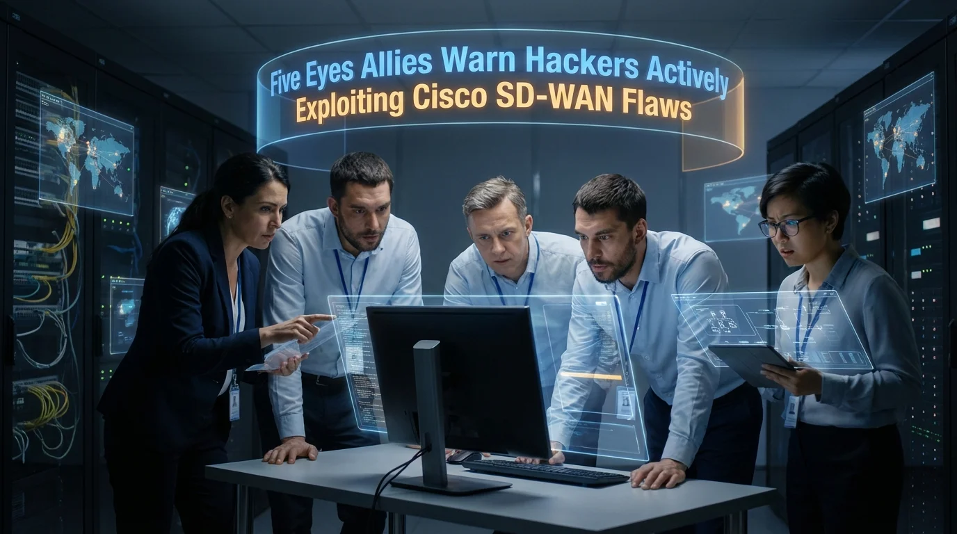 Five Eyes Allies Warn Hackers Actively Exploiting Cisco SD-WAN Flaws