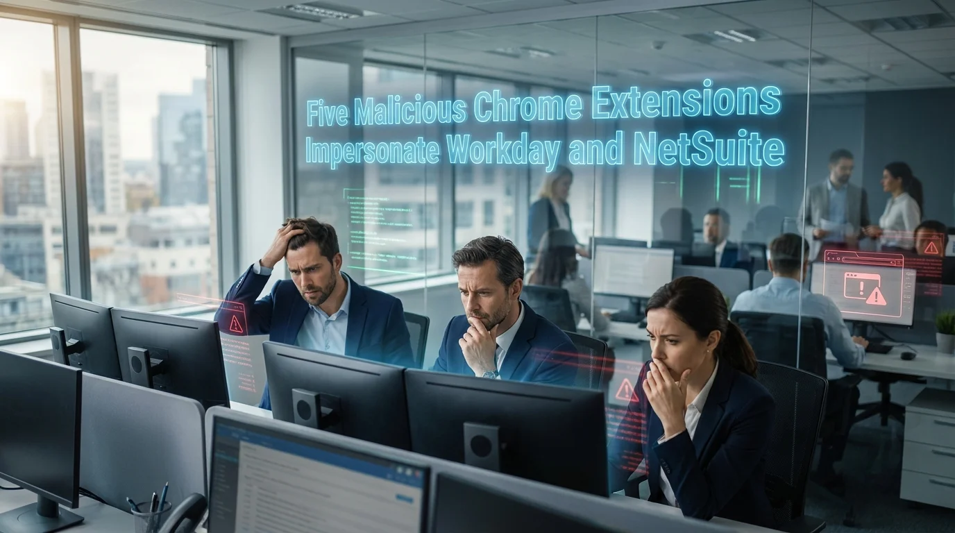 Five Malicious Chrome Extensions Impersonate Workday and NetSuite