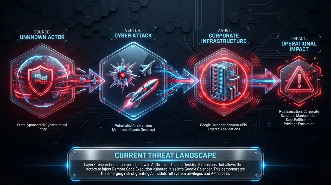 Flaw in Anthropic Claude Extensions Can Lead to RCE in Google Calendar