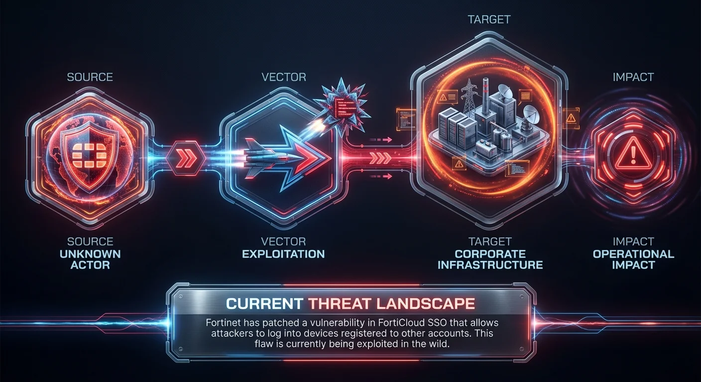 Fortinet Patches Exploited FortiCloud SSO Authentication Bypass