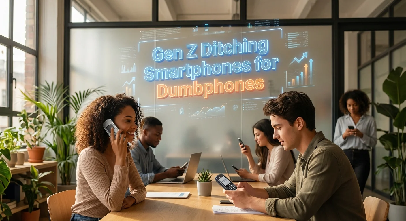 Gen Z Ditching Smartphones for Dumbphones
