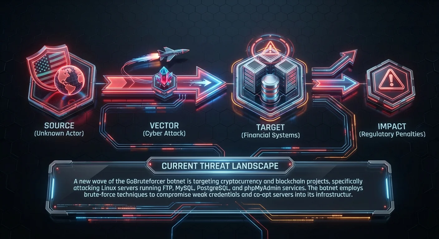 GoBruteforcer Botnet Targets Crypto Project Databases