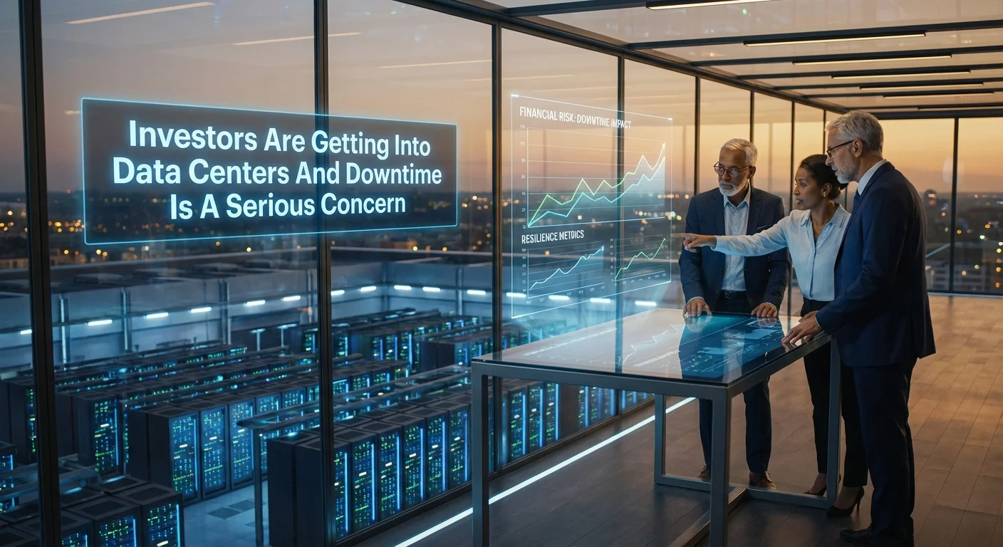 Investors Are Getting Into Data Centers And Downtime Is A Serious Concern