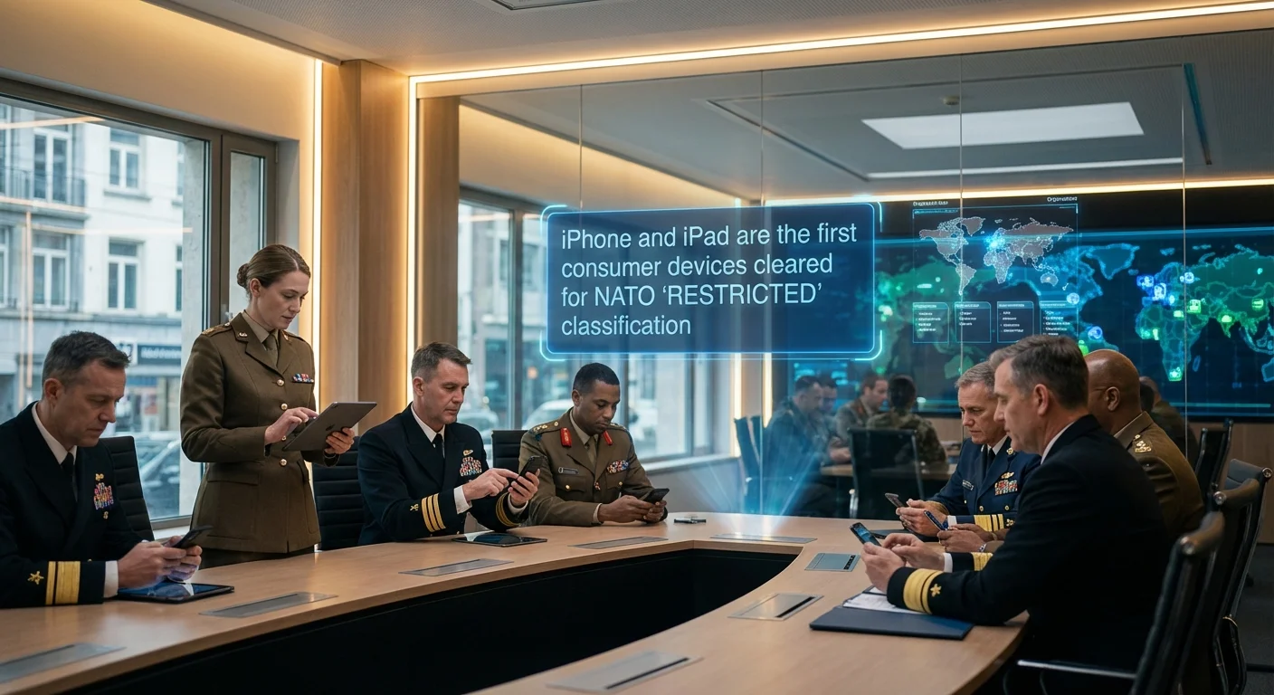 iPhone and iPad are the first consumer devices cleared for NATO ‘RESTRICTED’ classification