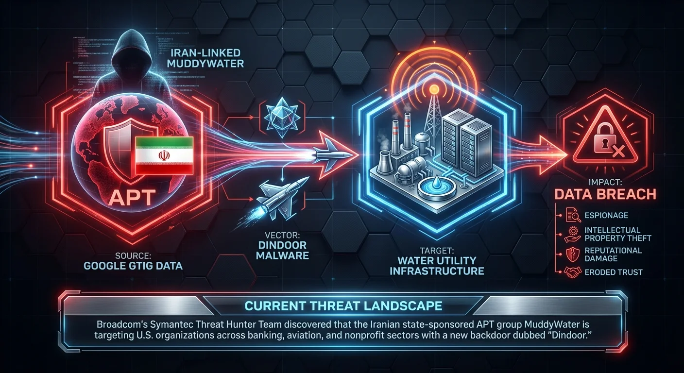 Iran-linked MuddyWater deploys Dindoor malware against U.S. organizations