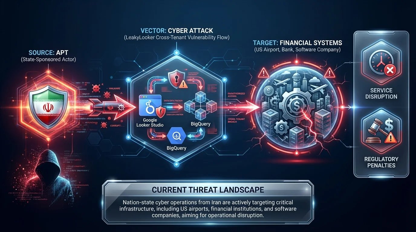 Iranian APT Hack Targets US Airport Bank and Software Company
