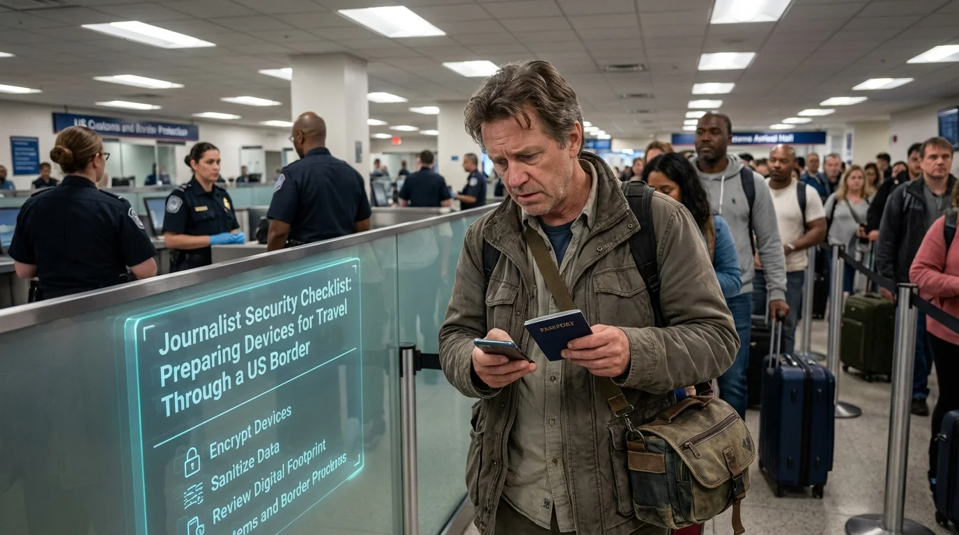 Journalist Security Checklist: Preparing Devices for Travel Through a US Border