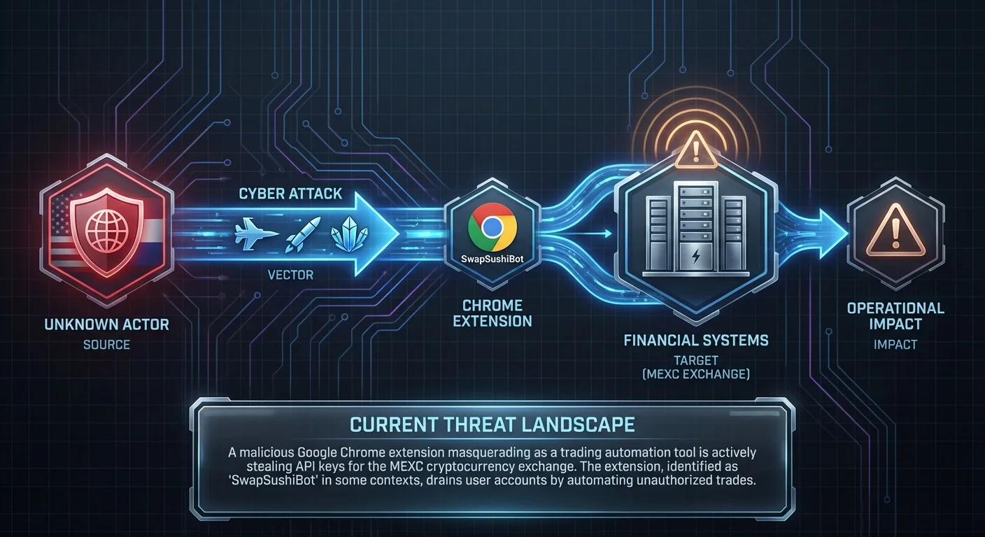 Malicious Chrome Extension Steals MEXC API Keys