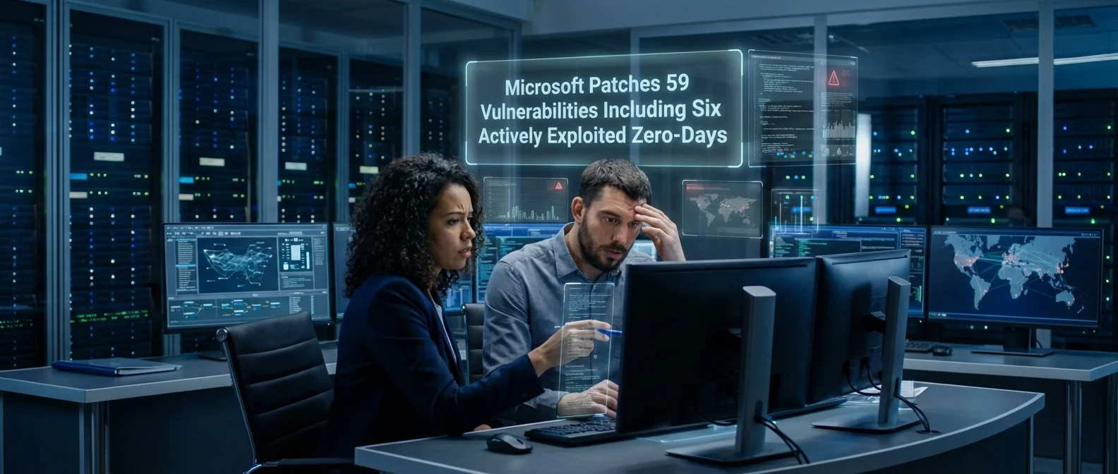 Microsoft Patches 59 Vulnerabilities Including Six Actively Exploited Zero-Days