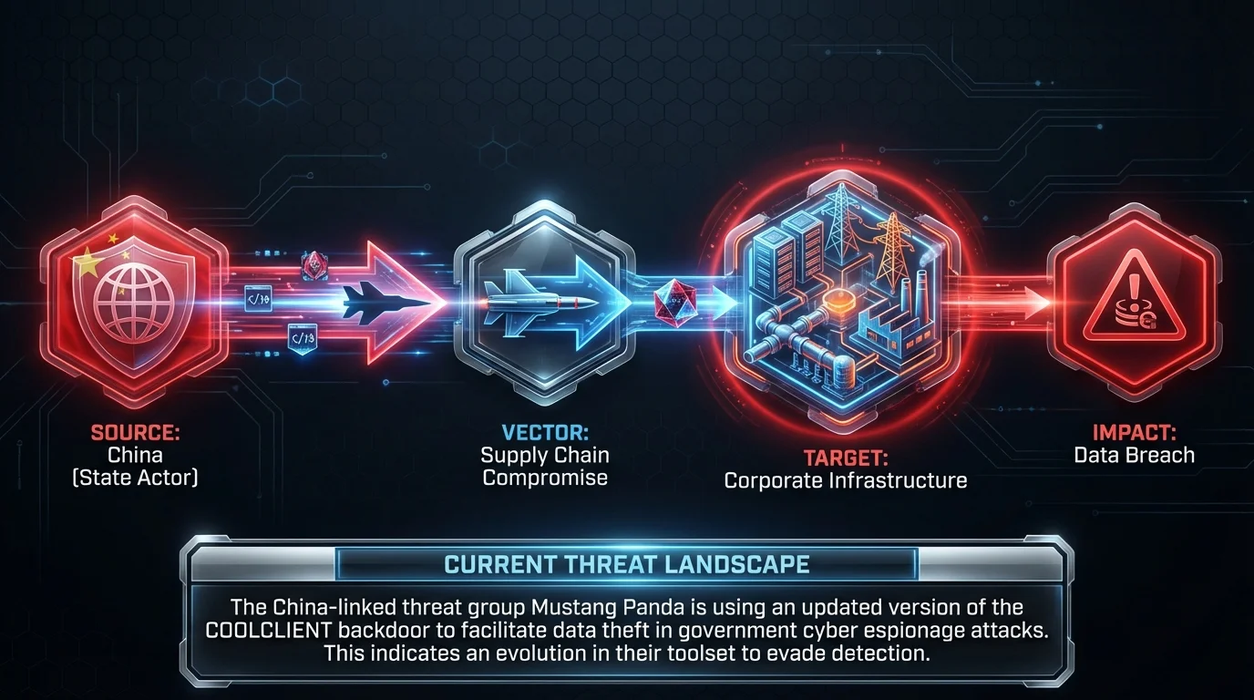 Mustang Panda Deploys Updated COOLCLIENT Backdoor