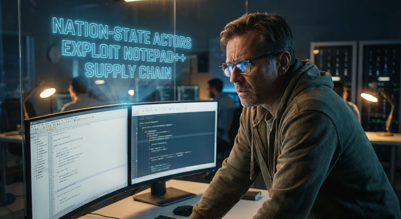 Nation-State Actors Exploit Notepad++ Supply Chain