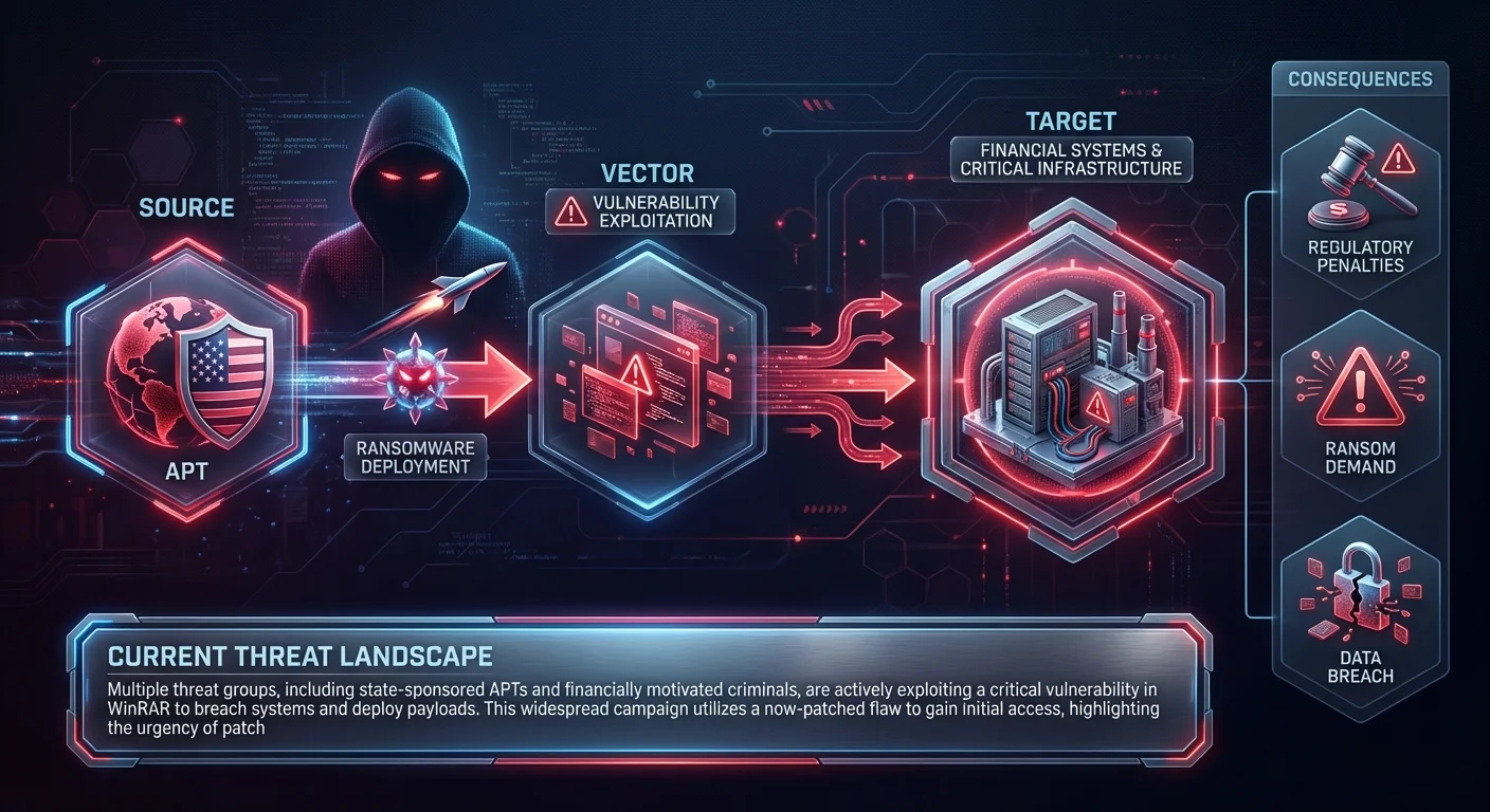 Nation-state and criminal actors leverage WinRAR flaw in attacks