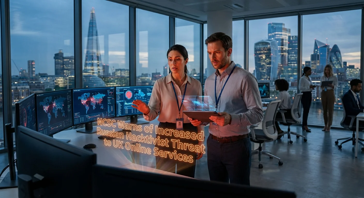 NCSC Warns of Increased Russian Hacktivist Threat to UK Online Services