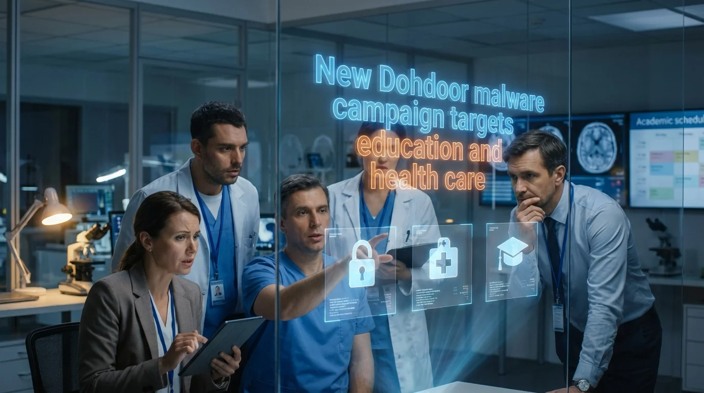 New Dohdoor malware campaign targets education and health care