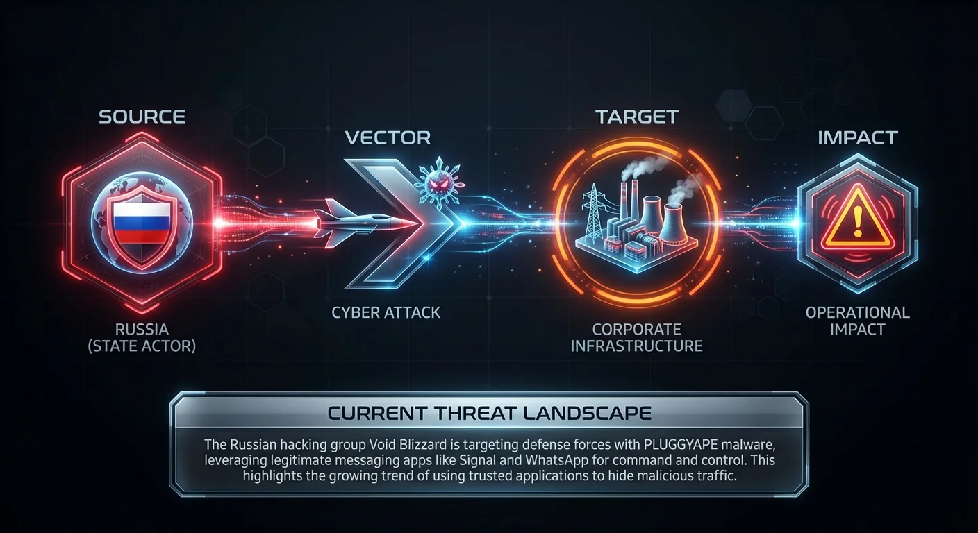 PLUGGYAPE Malware Uses Signal and WhatsApp to Target Ukrainian Defense Forces