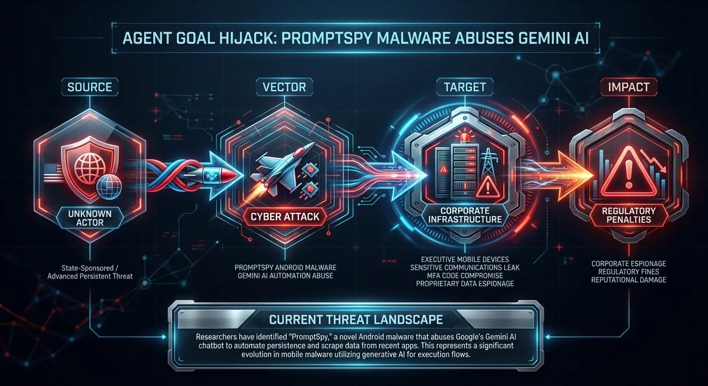 PromptSpy Android Malware Abuses Gemini AI to Automate Recent-Apps Persistence