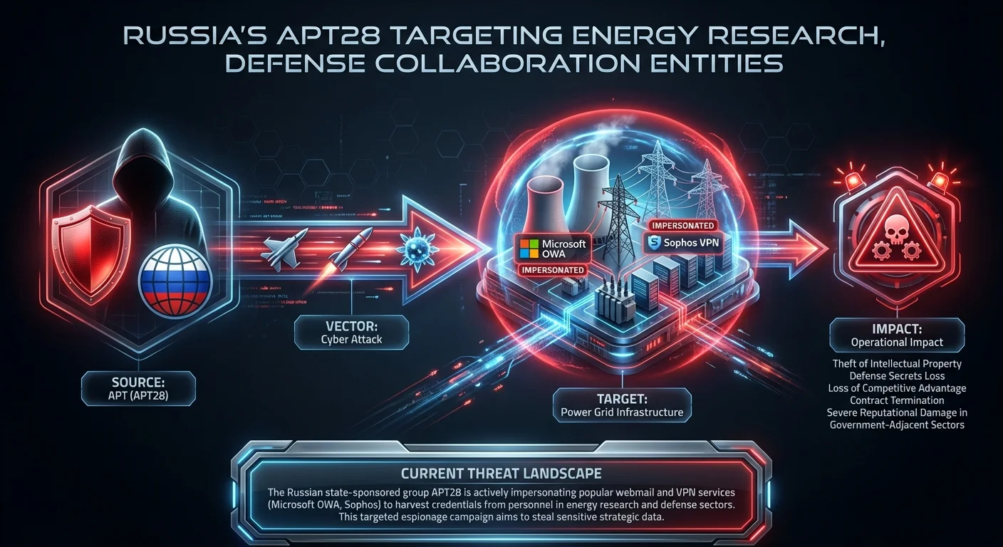 Russia’s APT28 Targeting Energy Research, Defense Collaboration Entities