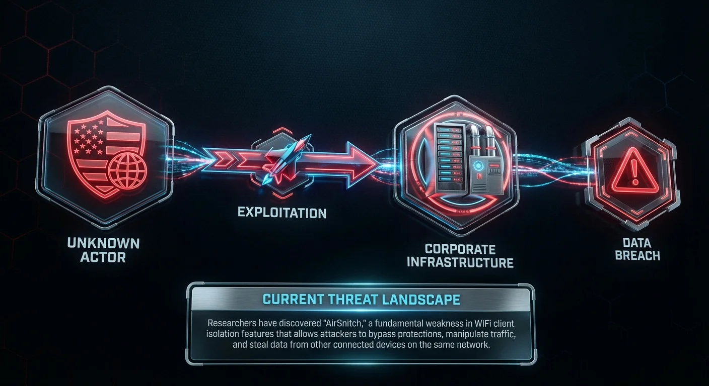 Scientists Intro AirSnitch, Which Bypasses WiFi Isolation to Launch Attacks on Networks