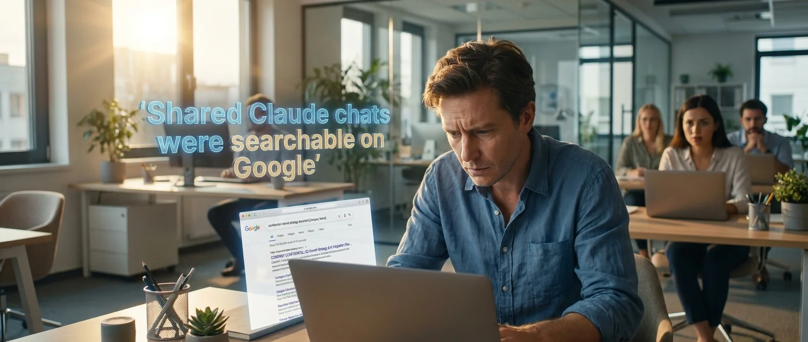 Shared Claude chats were searchable on Google
