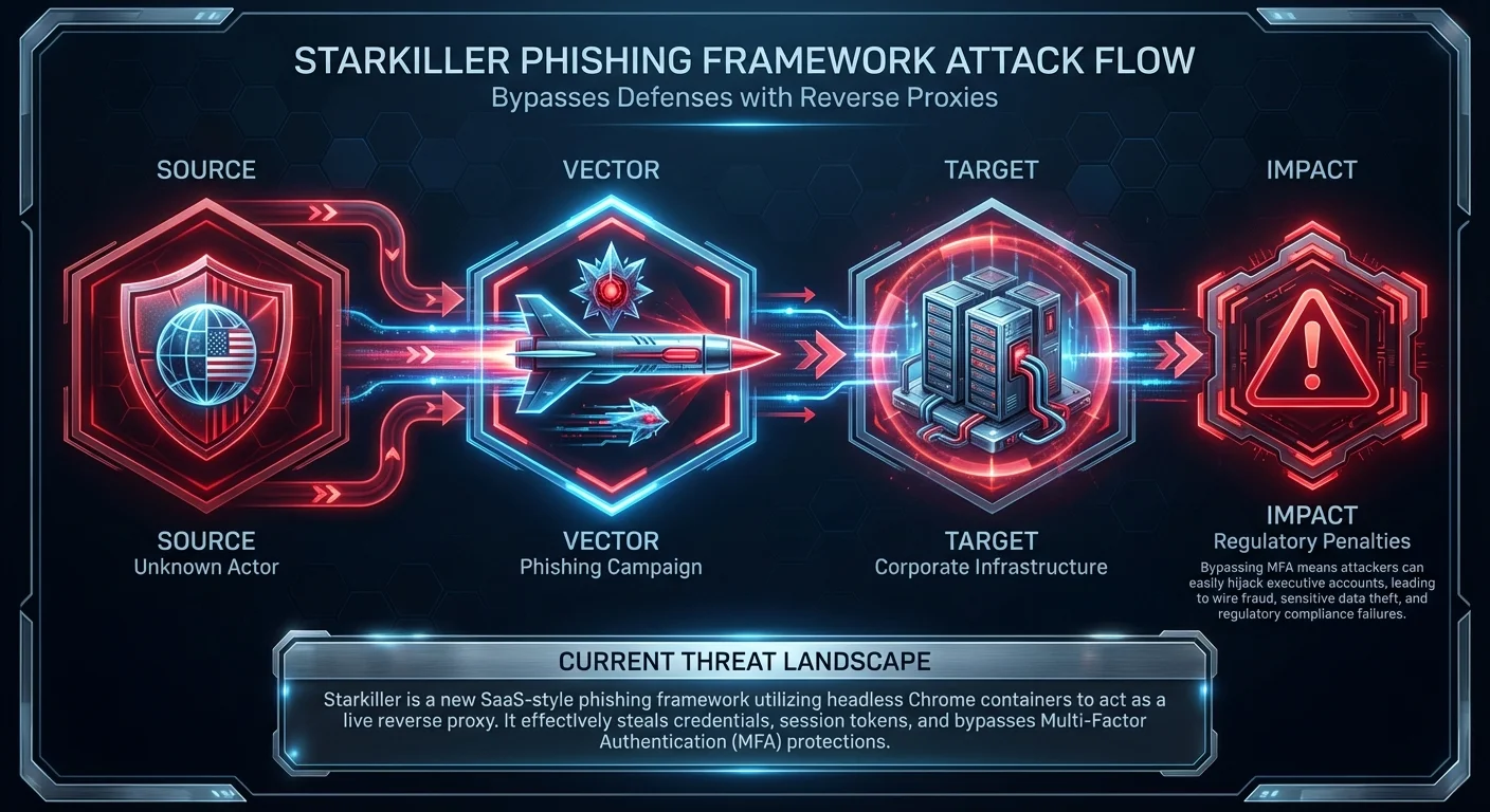 Starkiller Phishing Framework Bypasses Defenses with Reverse Proxies