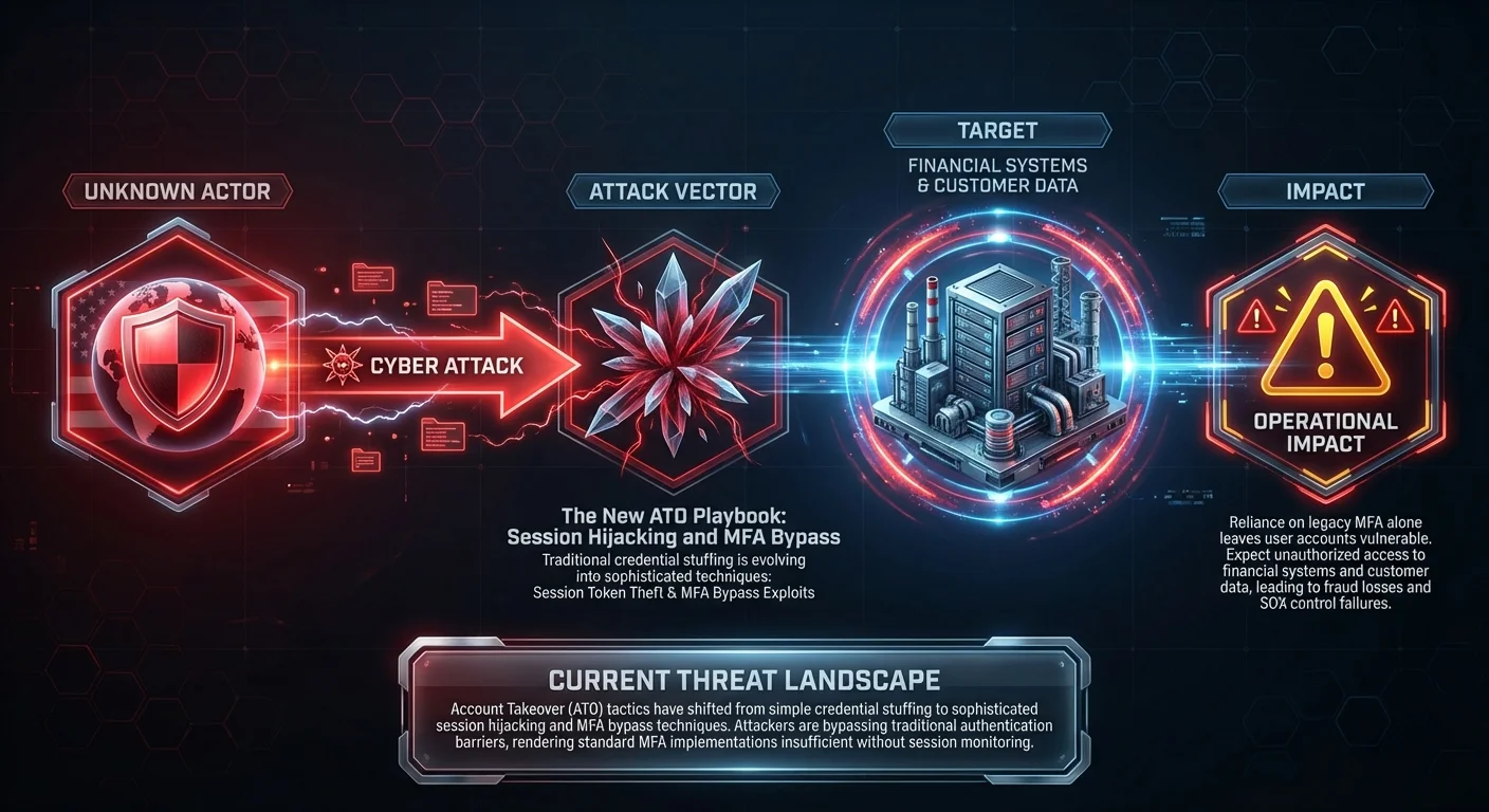 The New ATO Playbook: Session Hijacking and MFA Bypass