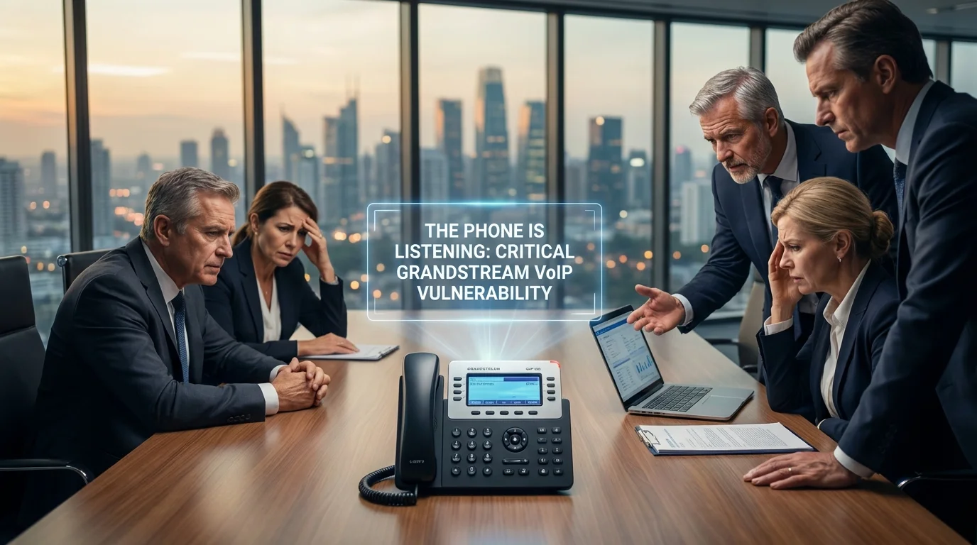 The Phone is Listening: Critical Grandstream VoIP Vulnerability