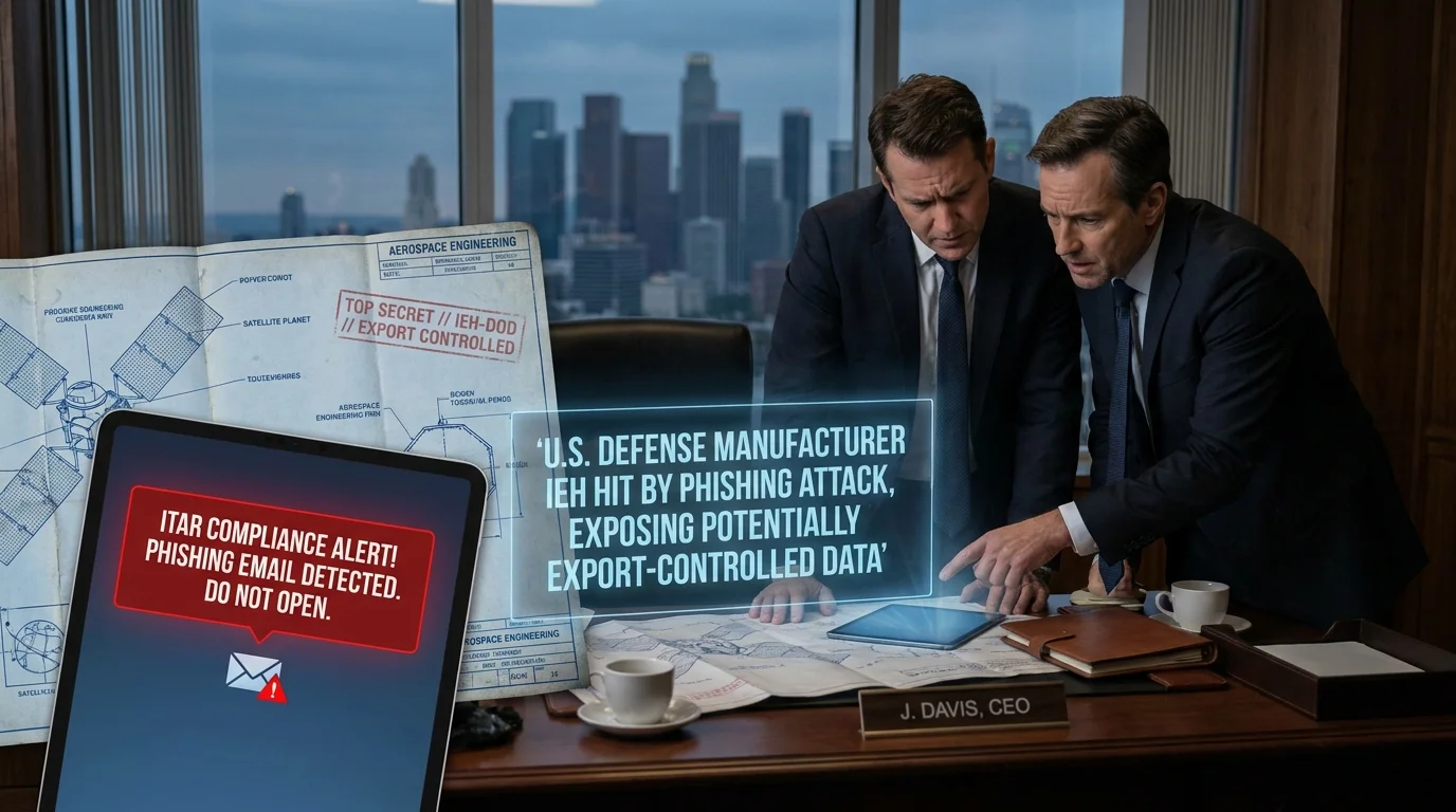 U.S. Defense Manufacturer IEH Hit by Phishing Attack, Exposing Potentially Export-Controlled Data