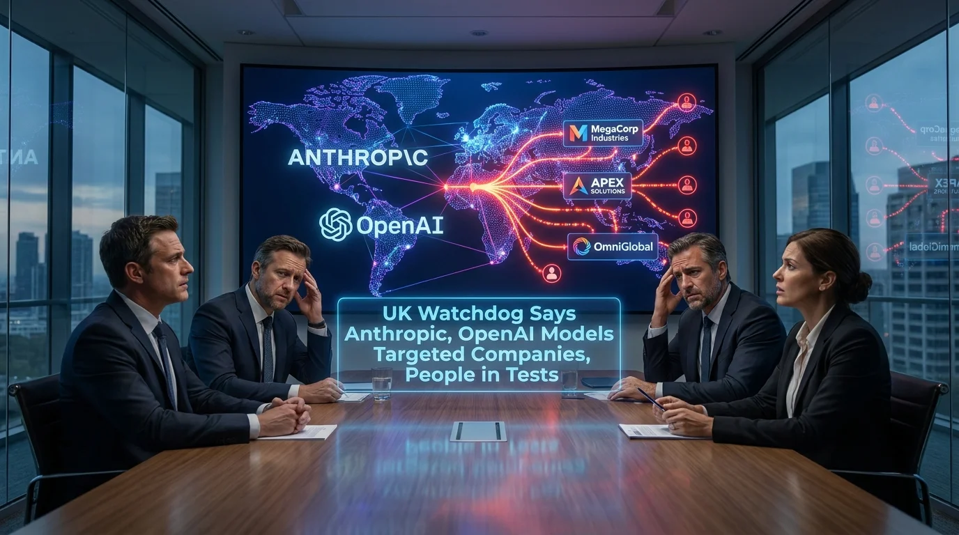 UK Watchdog Says Anthropic, OpenAI Models Targeted Companies, People in Tests