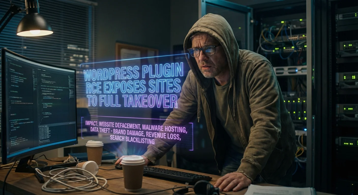 WordPress Plugin RCE Exposes Sites to Full Takeover