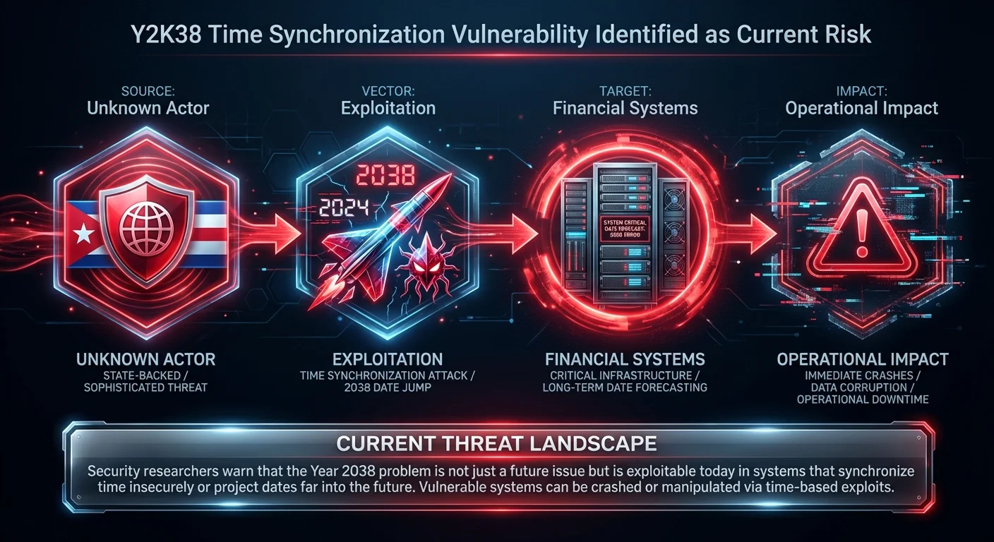 Y2K38 Time Synchronization Vulnerability Identified as Current Risk